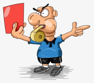 Judge, Football, Red Card, Referee, Sports, Fine - Kartu Merah Wasit, HD Png Download, Transparent PNG