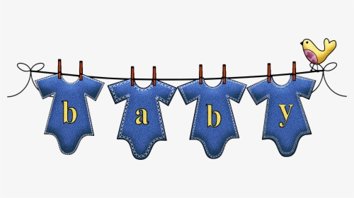 Baby Clothesline, Onesies, Baby Clothes, Bird - Kids Message, HD Png Download, Transparent PNG