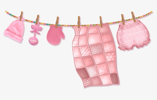 Baby Clothes Line, Hanging Baby Clothes, Drying, Baby - Clothing, HD Png Download, Transparent PNG