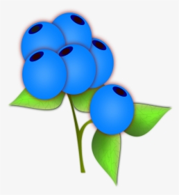 6 Blueberries Clip Art - Blueberry, HD Png Download, Transparent PNG
