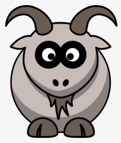 Cartoon Goat With Transparent Background, HD Png Download, Transparent PNG
