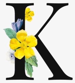 Letter K Png Royalty-free Image - Letter K Png Flower, Transparent Png, Transparent PNG