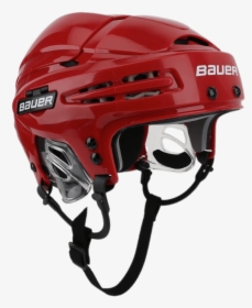 Red Bauer Hockey Helmet - True Dynamic 9 Pro Helmet, HD Png Download, Transparent PNG