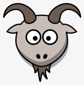 Goat Cartoon Clip Art - Goat Face Clip Art, HD Png Download, Transparent PNG