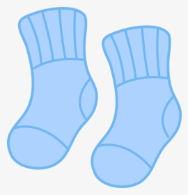 Clip Art Baby Boy Onesie Clipart Kid - Baby Socks Clip Art, HD Png Download, Transparent PNG