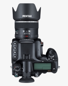 Pentax 645z Camera Top View Transparent Background - Nikon D850 Vs Pentax 645z, HD Png Download, Transparent PNG