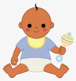Black Baby Boy Clip Art - Baby Doll Clip Art, HD Png Download, Transparent PNG