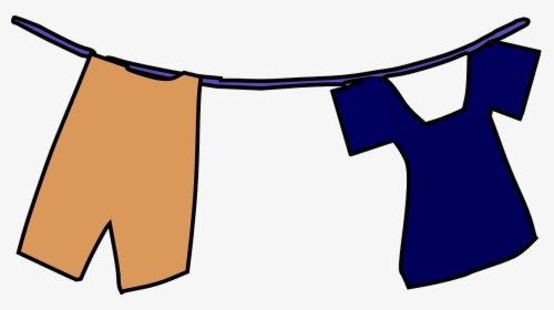 Clothesline, Laundry, Hang, Drying, Wash, Shorts - حبل الغسيل Clipart, HD Png Download, Transparent PNG