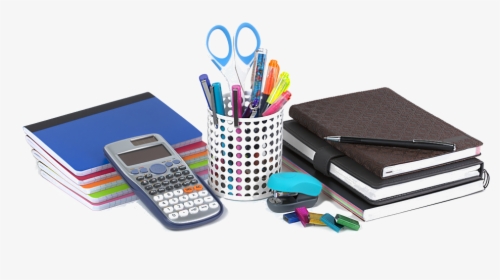 School And Office Supplies - School & Office Stationery Png, Transparent Png, Transparent PNG