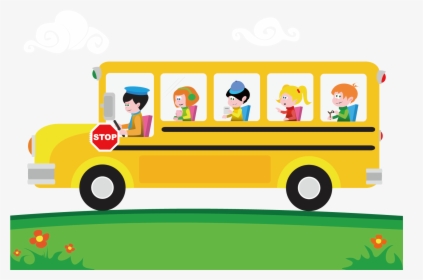 Transparent School Bus Clipart Png - School Bus Png Cartoon, Png Download, Transparent PNG