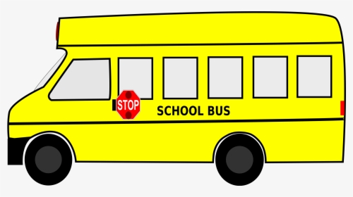 Yellow School Bus Vector Graphics - Clipart Of Bus, HD Png Download, Transparent PNG