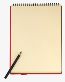 Download Pencil Paper Sheet Transparent Png Notebook - Notebook And Paper Png, Png Download, Transparent PNG
