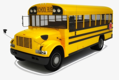 Transparent School Bus Vector Png - School Bus Pdf, Png Download, Transparent PNG