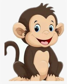 Clip Art Desenhos De Macaco - Cartoon Cute Monkey, HD Png Download, Transparent PNG