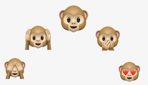 Camiseta Emoji Whatsapp Macacos Engraçados Cego Surdo Mudo