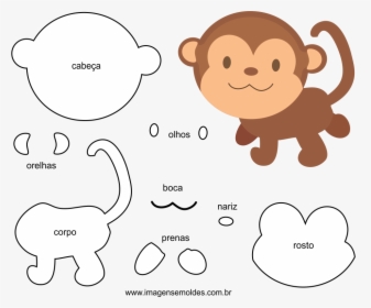 Clip Art Mo De Macaco - Smiley Monkey, HD Png Download, Transparent PNG