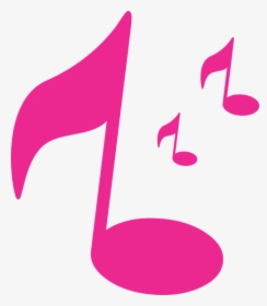 Música, Musicales, Notas, Sonido - Pink Music Note Clipart, HD Png Download, Transparent PNG