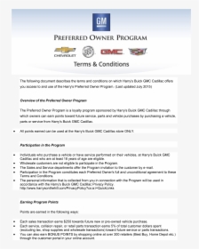 Term And Conditions - General Motors, HD Png Download, Transparent PNG
