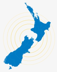 Free Vector Map Of New Zealand, HD Png Download, Transparent PNG