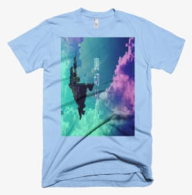 Image Of Vaporwave Floating City T Shirt, HD Png Download, Transparent PNG