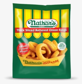 Thick Sliced Battered Onion Rings - Nathan's Onion Rings, HD Png Download, Transparent PNG