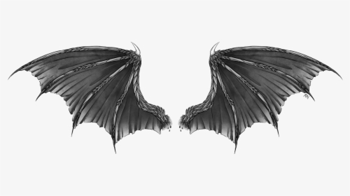Black Dragon Wings Png, Transparent Png, Transparent PNG