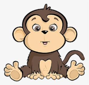 Cartoon Image Png Cakes - Baby Monkey Cartoon Png, Transparent Png, Transparent PNG