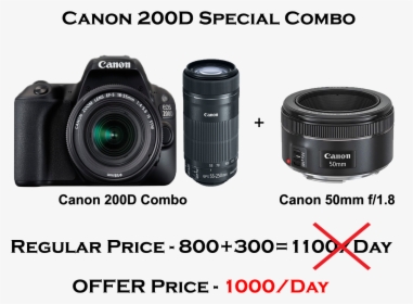 Canon Eos 200d Vs 77d, HD Png Download, Transparent PNG