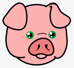 Head Clipart Pig - Pig Face Clipart Png, Transparent Png, Transparent PNG
