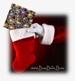 Santa S Hand - Christmas Stocking, HD Png Download, Transparent PNG