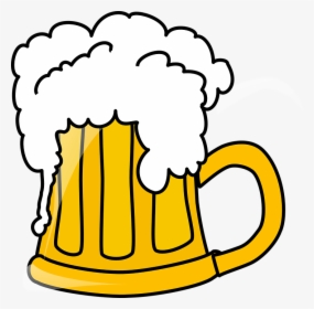 Espuma, Taza, Cerveza, Alcohol, Bebidas, Vidrio - Beer Clipart, HD Png Download, Transparent PNG