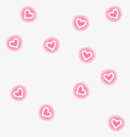 Clip Art Cora O Kawaii Cute - Pink Glowing Heart Png, Transparent Png, Transparent PNG