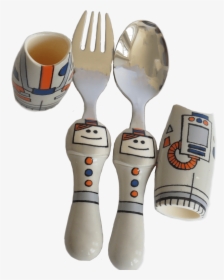 Astronaut Fork & Spoon Set - Wooden Spoon, HD Png Download, Transparent PNG