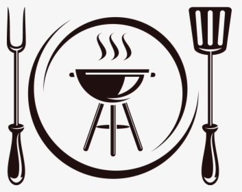 Transparent Fork And Knife Clipart - Grill Fork And Spoon Cartoon, HD Png Download, Transparent PNG