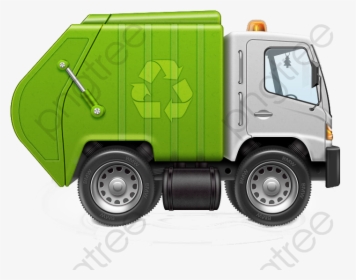 Transparent Dump Trucks Clipart - Caminhao De Lixo Png, Png Download, Transparent PNG