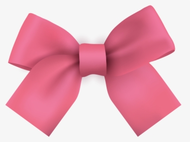 Bow Tie Pink Shoelace Knot Ribbon - Pink Bow Tie Png, Transparent Png, Transparent PNG