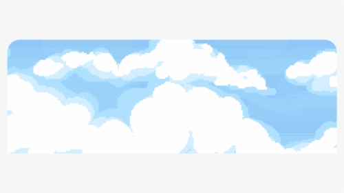 Pixel Clouds Transparent, HD Png Download, Transparent PNG