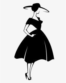 Fashion Model Silhouette - Silhouette Fashion Designer Logo, HD Png ...