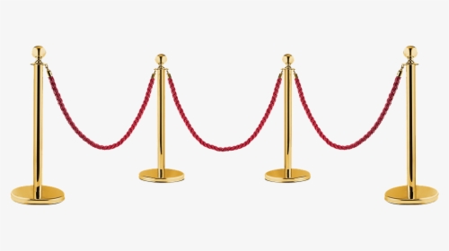 Demarcation, Gold, Red, Rope, Isolated, Barrier - Chain, HD Png Download, Transparent PNG