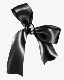 #bow #lazo #ribbon #cinta #black #negro #dark #oscuro - Moño Negro Png, Transparent Png, Transparent PNG