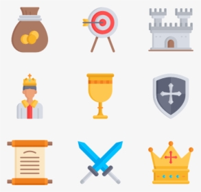 Medieval - Medieval Flat Icon, HD Png Download, Transparent PNG