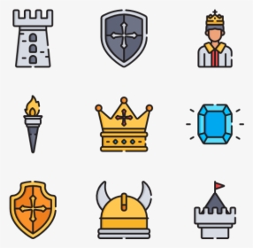 Clip Art Icons Free Medieval Castles - Transparent Background Beer Icon, HD Png Download, Transparent PNG