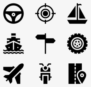 Transportation - Drawing Icon Vector, HD Png Download, Transparent PNG