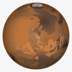 Mars, Planets, Red Planet, Galaxy, Universe, Science - Mars Clip Art, HD Png Download, Transparent PNG