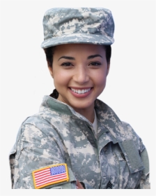 Female Soldier Png, Transparent Png, Transparent PNG