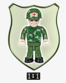 Transparent Female Soldier Png - Lego Cobi British Soldier, Png Download, Transparent PNG