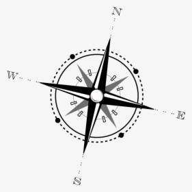 Compass Rose Vector Download Free - Compass Clip Art, HD Png Download, Transparent PNG