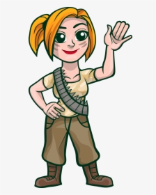 Free To Use & Public Domain Soldier Clip Art - Female Soldier Cartoon Png, Transparent Png, Transparent PNG