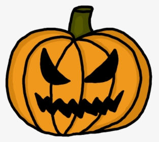 Scary Pumpkin Clip Art - Scary Halloween Pumpkin Clipart, HD Png Download, Transparent PNG
