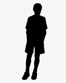 Kid Silhouette Png - Boy Silhouette Transparent Background, Png Download, Transparent PNG